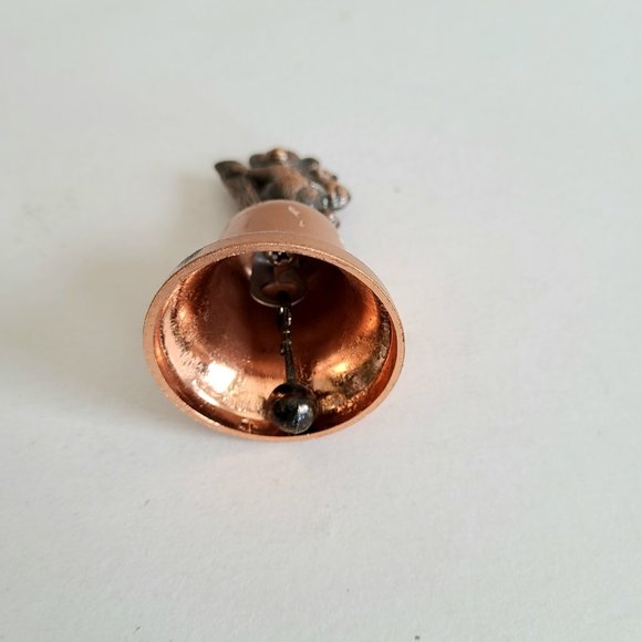 Vintage copper bell koala with baby. - Picture 4 of 5